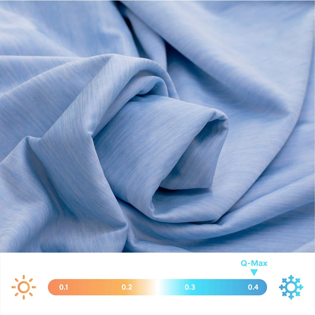 Cool Feeling Blanket for Hot Sleepers, Summer, Night Sweats, Blue Throw Size 60" X 80"